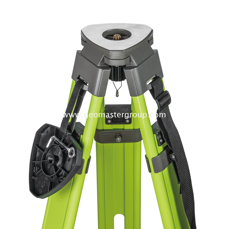 Chân máy bằng gỗ (đầu phẳng, khóa xoắn, 176cm)